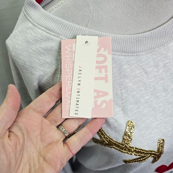 Jaclyn Intimates Christmas Pajama Top Size Medium - Picture 5 of 8